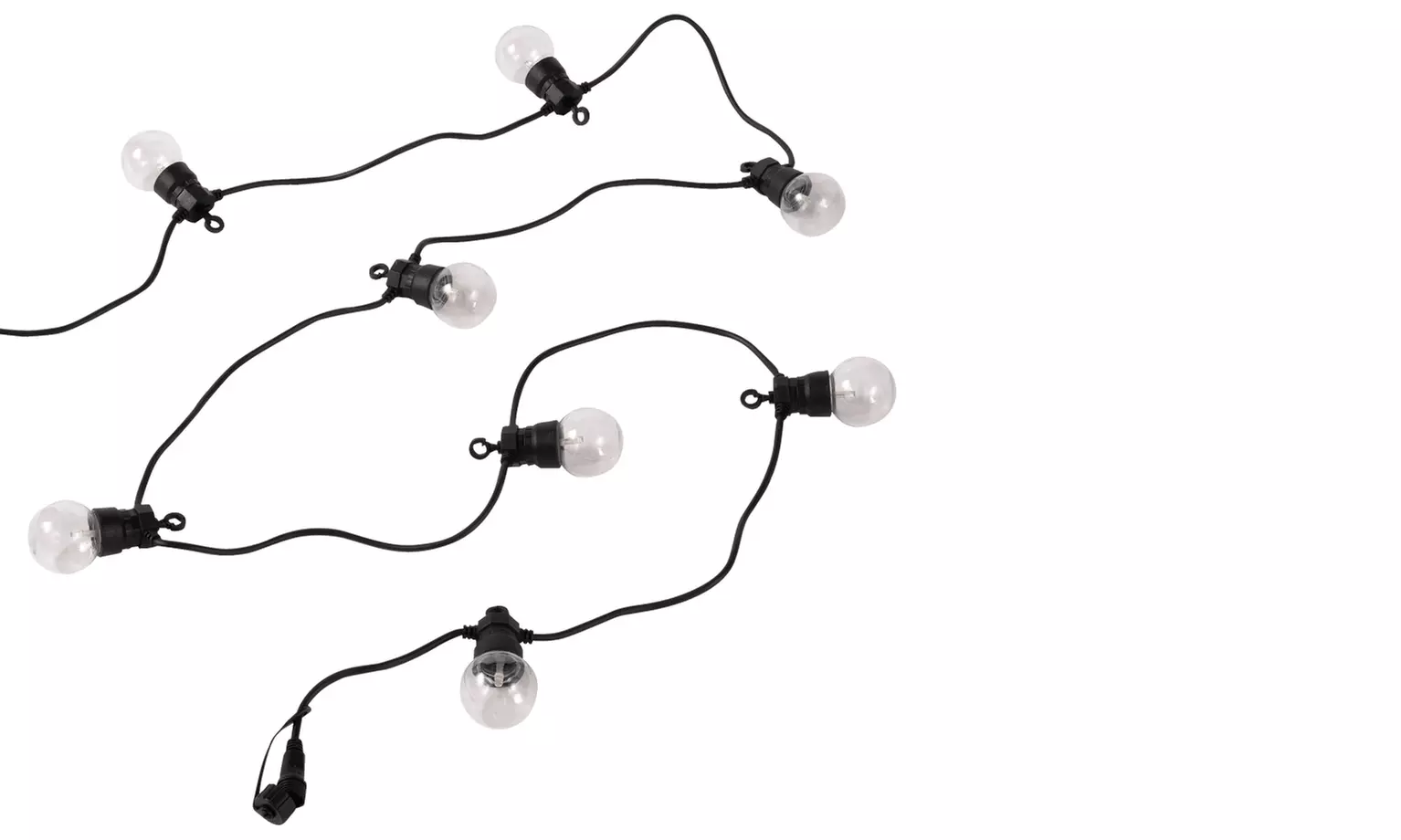 Guirlande 20 globes de jardin à LED