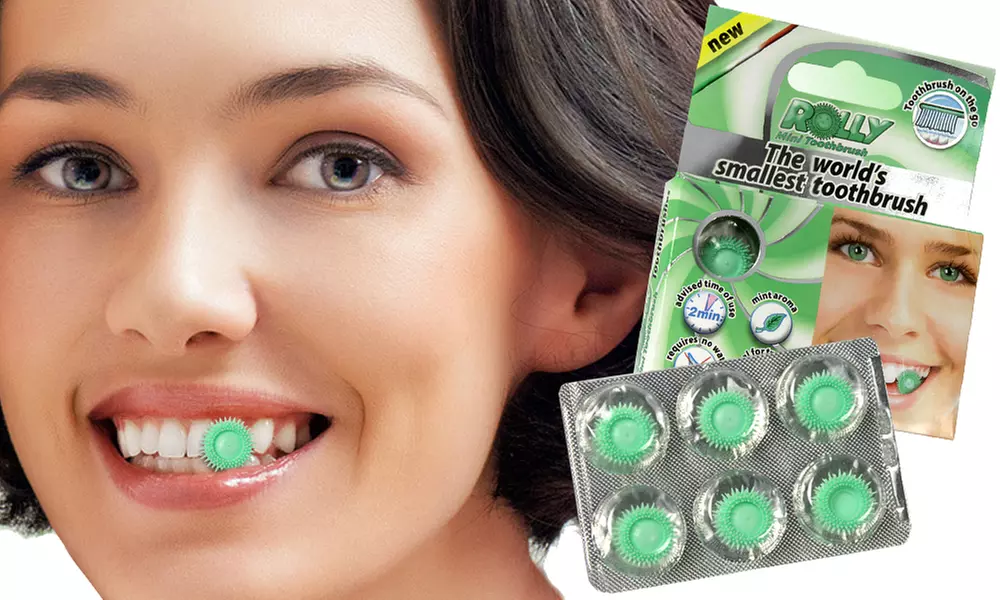 Six-Pack of Rolly, The World's Smallest Toothbrush from £2.99 (Up to 64% Off) - Primary Image