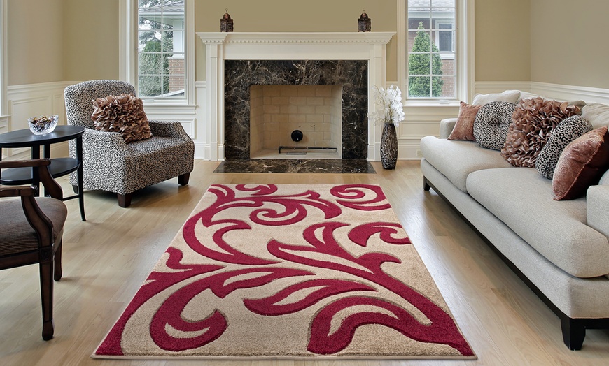 Image 7: Thick Carved Rugs - 8 Colours