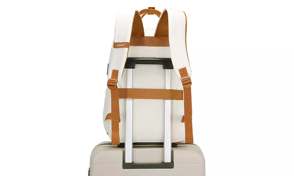 Multi-Fach Laptop Rucksack mit USB-Ladeanschluss