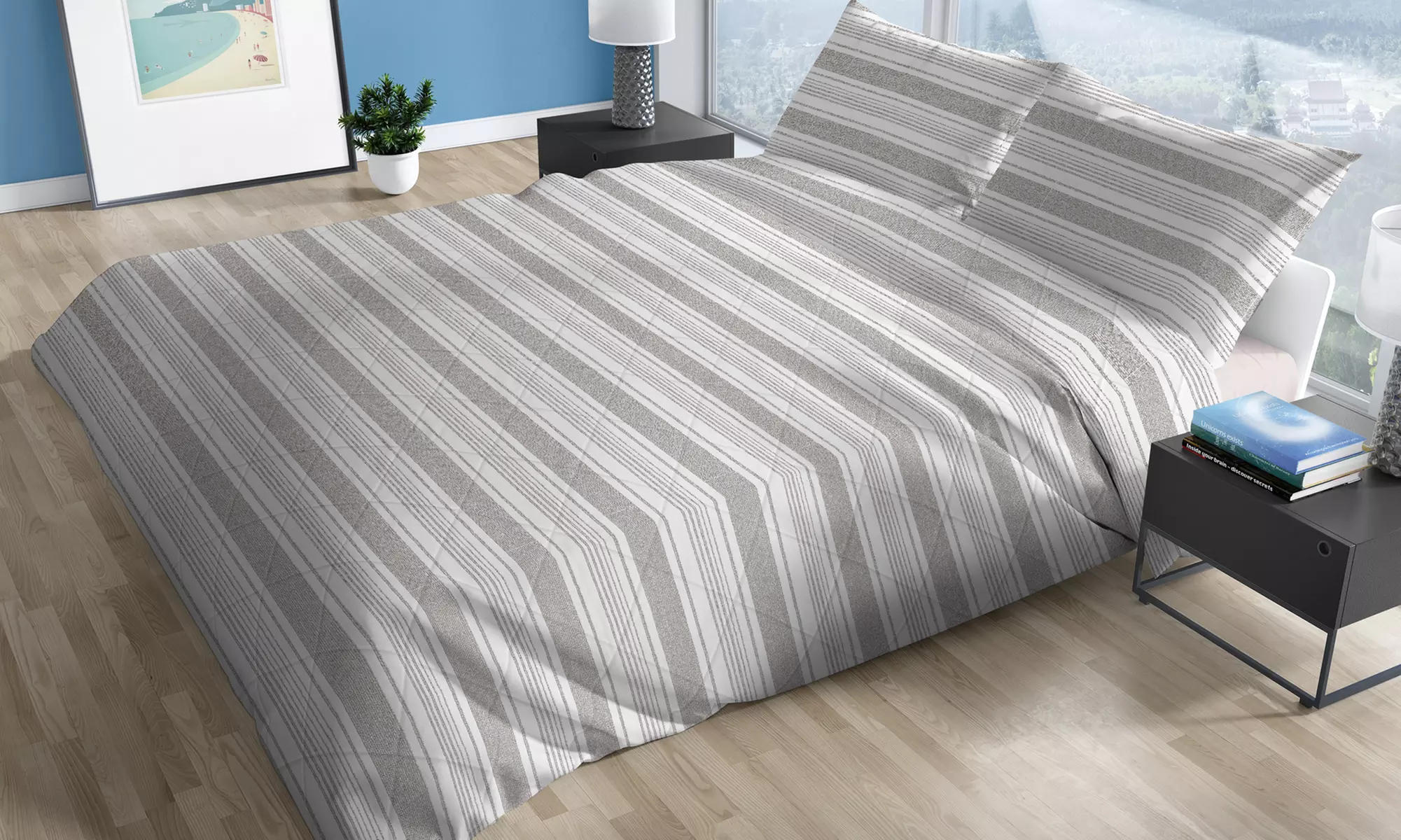 Trapuntini estivi in cotone fantasie rigate, zig zag, geometriche