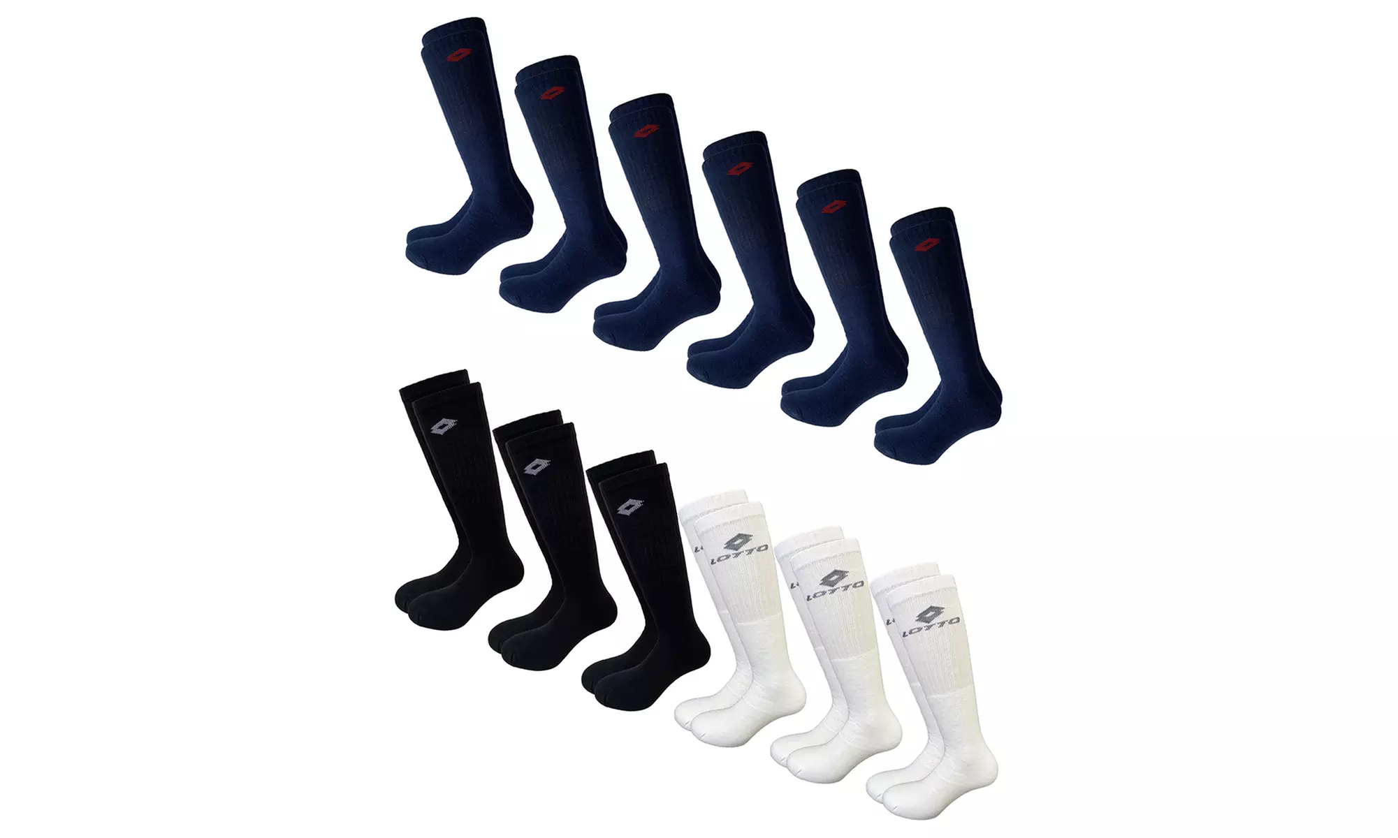 9, 12 o 15 paia di calze da uomo Lotto