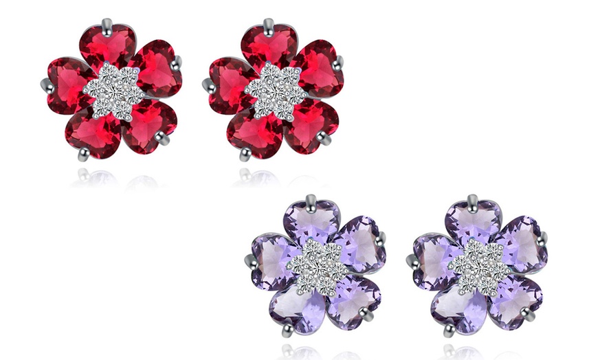 Image 25: Boucles d'oreilles fleur ou cœur