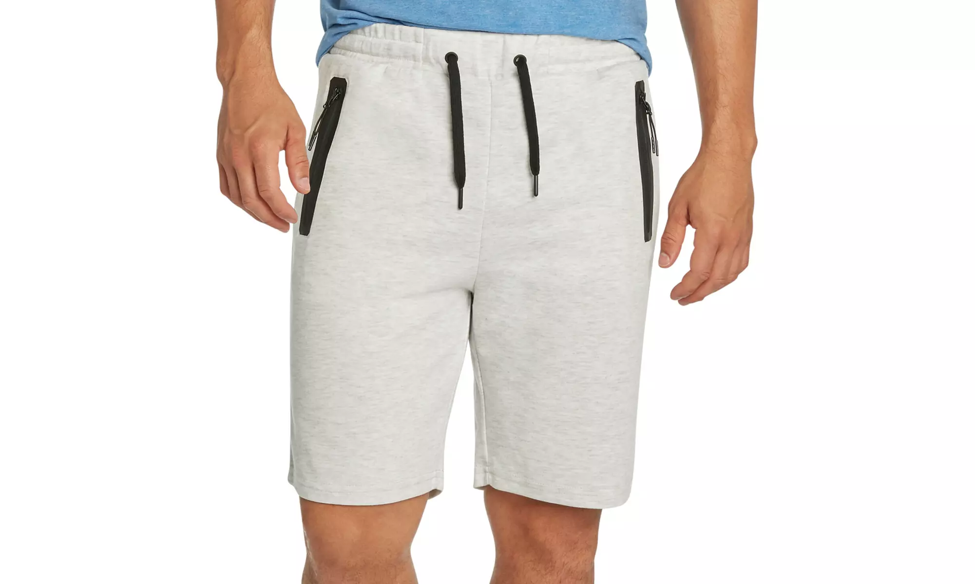 2-Pack Men's Lightweight Athletic Shorts with Sealed Zipper Pockets (S-2XL) - Second Medium