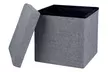 Coffre ou pouf de rangement pliable en tissu, couleur au choix - Image 7