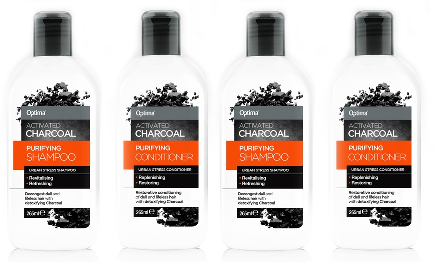 Image 2: Activated Charcoal Shampoo Set