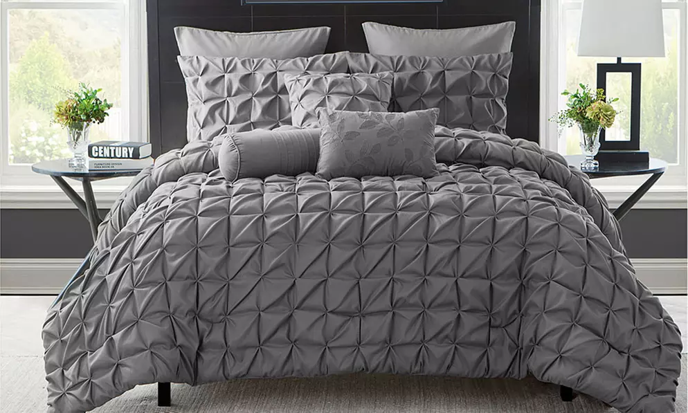 Maison Pleated Comforter Sets (6- or 8-Piece) - Primary Image