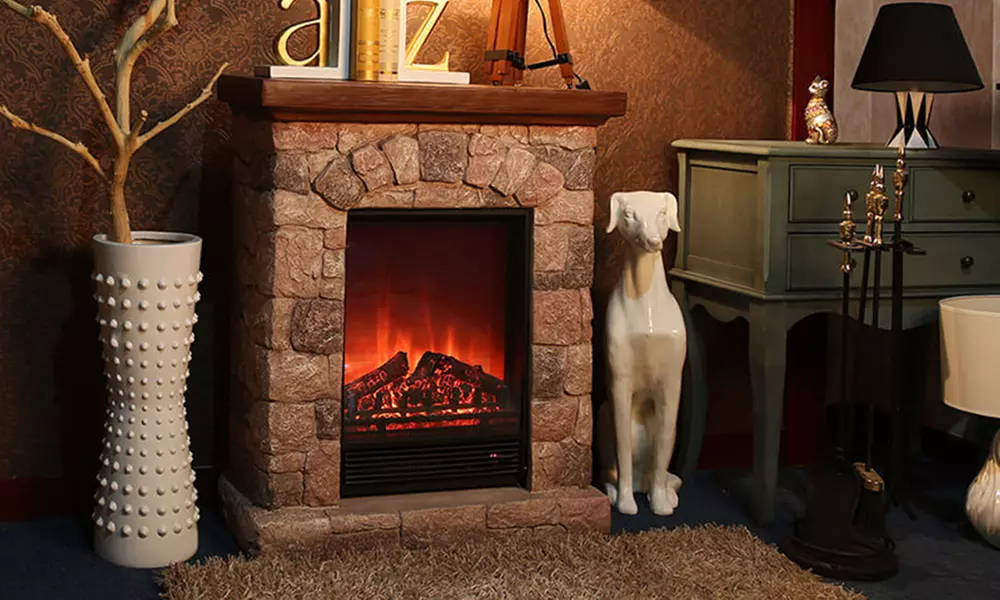 Home Deluxe Elektrokamin mit Flammeneffekt „Calor”