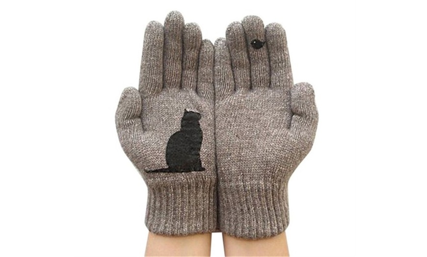 Image 3: Women's Cat Gloves