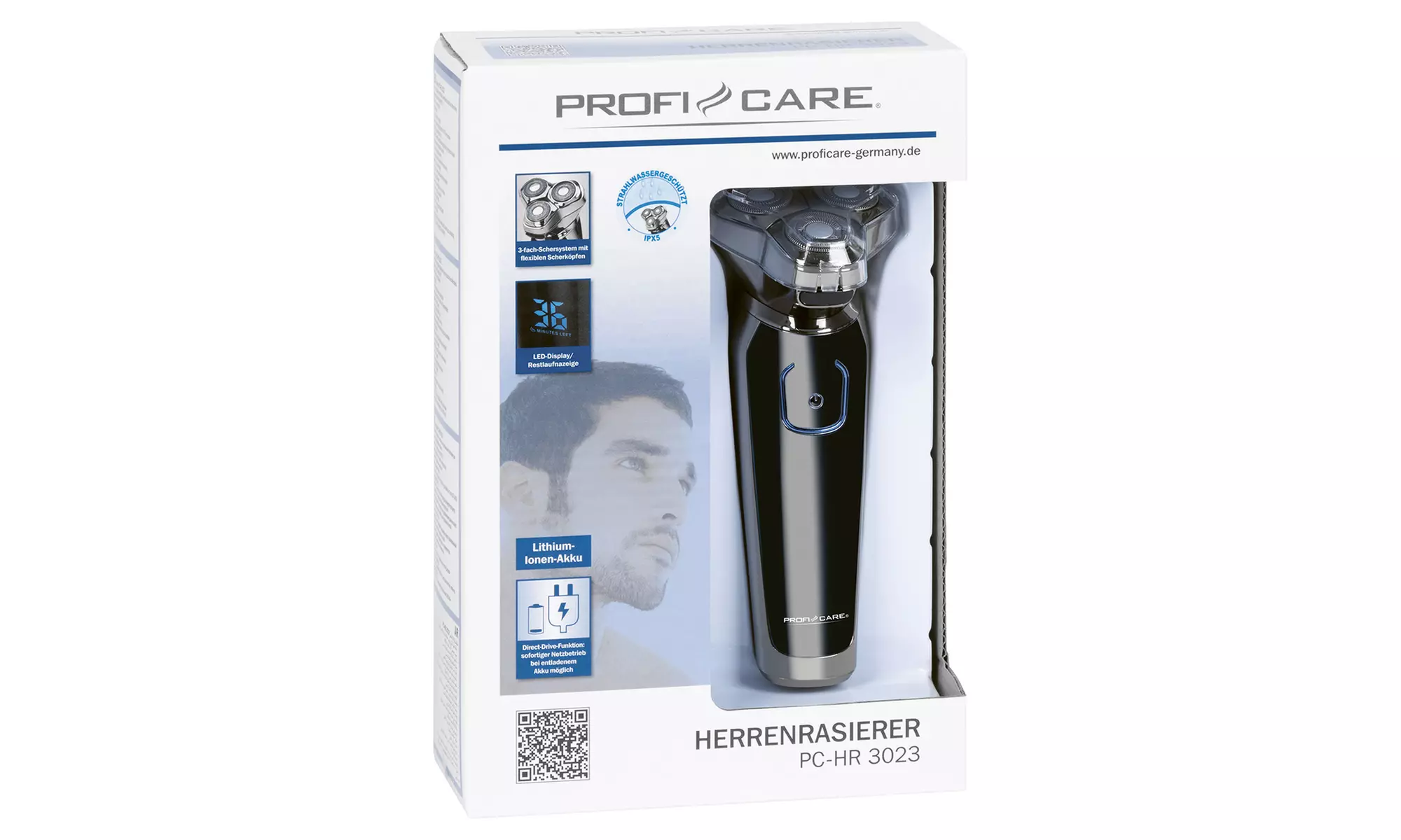 Tondeuse rasoir électrique avec affichage LED "PC-HR 3023" de Proficare - Second Medium