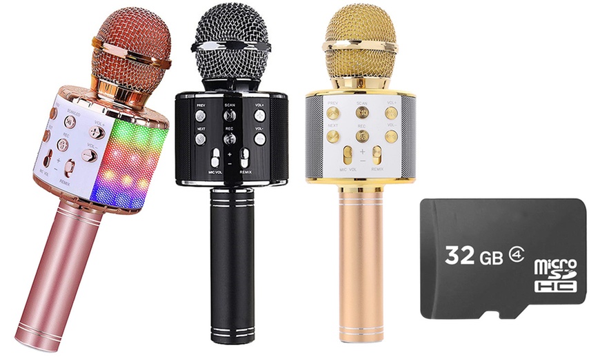 Image 12: Bluetooth Karaoke Microphone