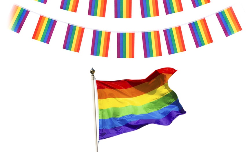 Image 1: Regenbogen-Flagge