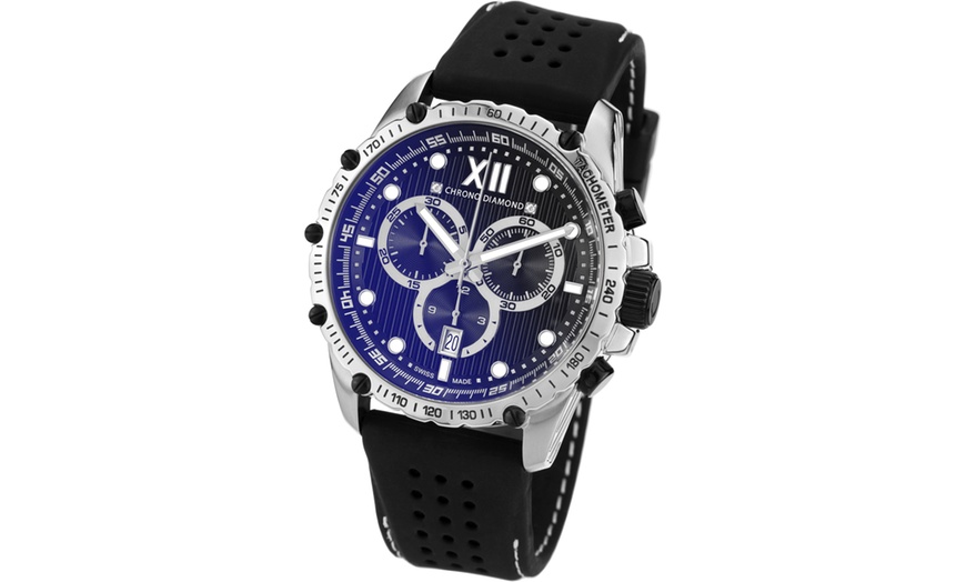 Image 14: Chrono Diamond Men's Watch