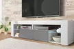 Meuble TV laqué avec ou sans LED, livraison offerte - Second Medium