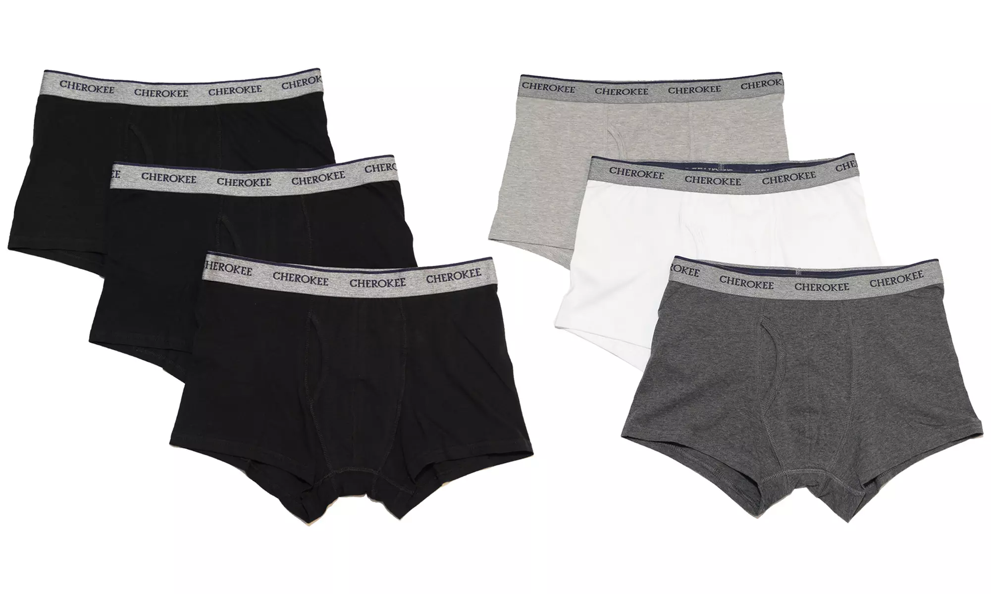  Cherokee Men's Cotton Stretch Boxer Briefs (3-Pack) - Primary Image