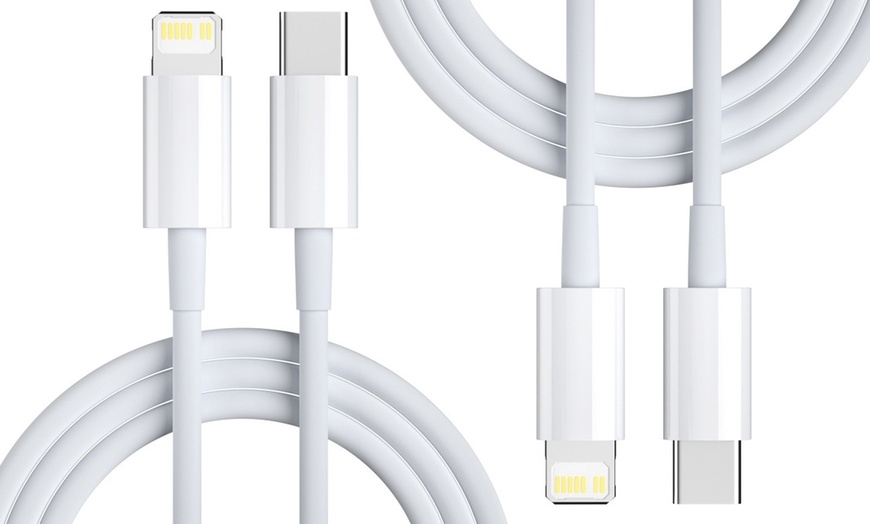 Image 8: USB Charging Cables Compatible with iPhones