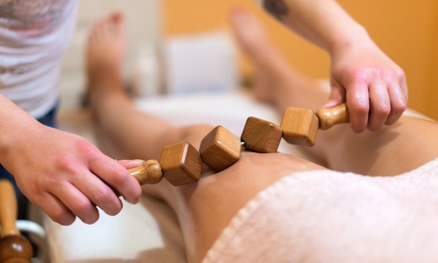 55-Minute Brazilian Lymphatic Drainage Massage or Sauna Blanket Pack