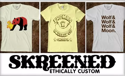 $15 for $30 Worth of Online, Custom-Designed Clothing at Skreened - Primary Image
