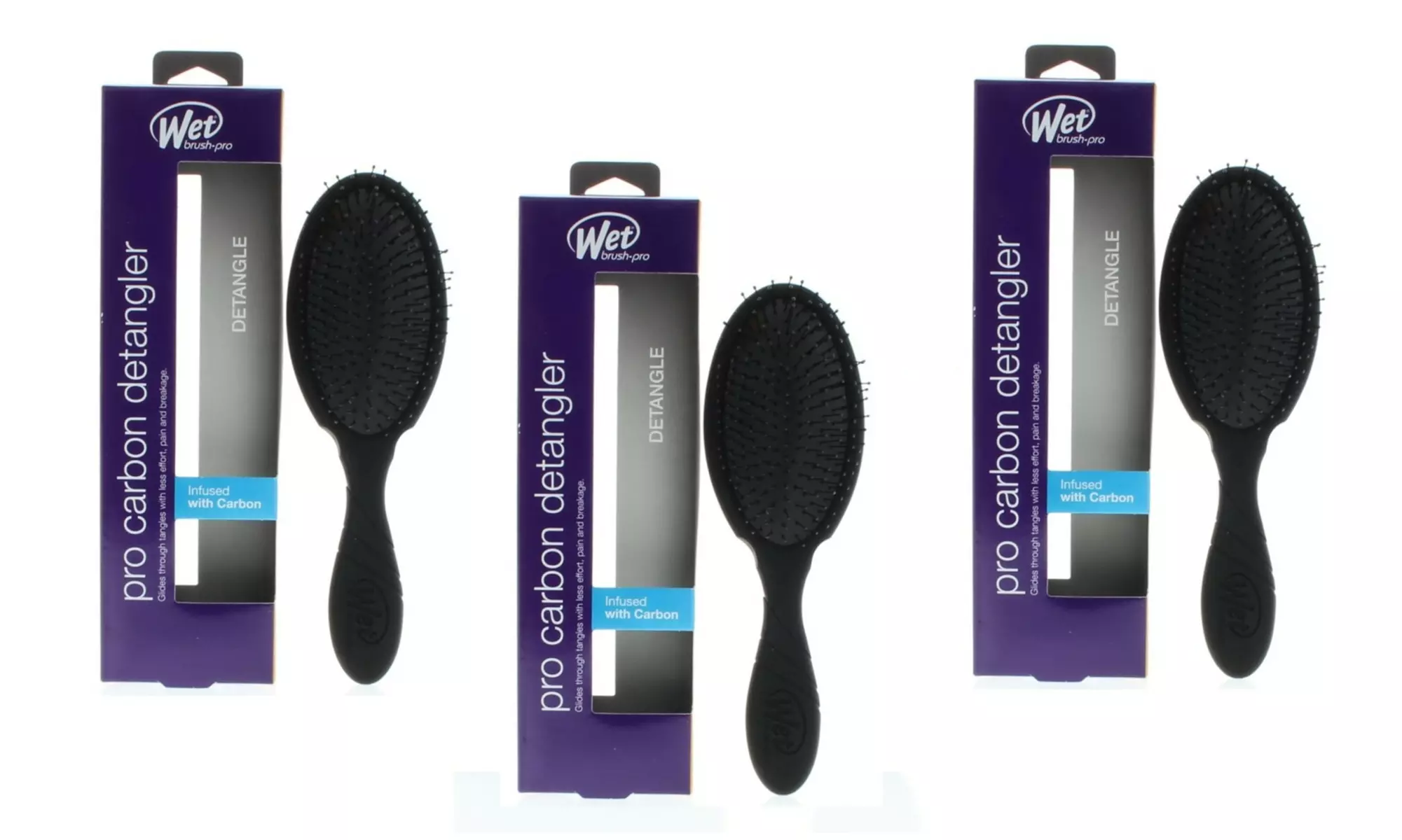 The Wet Brush Up to Three Packs of Original or Backbar or Detangler Brushes