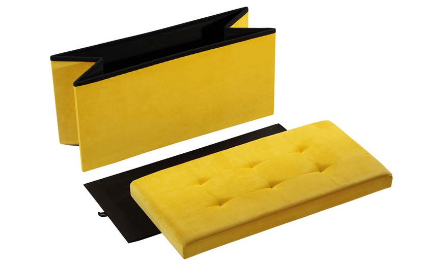 Image 4: Foldable Ottoman Storage Box