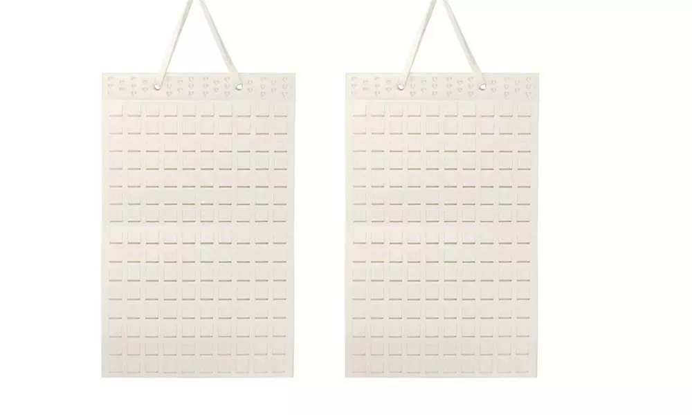 1 o 2 organizer per orecchini da parete