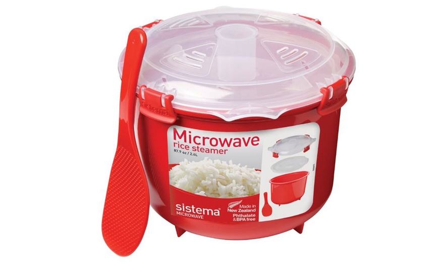 Image 2: Sistema Microwave Rice Steamer