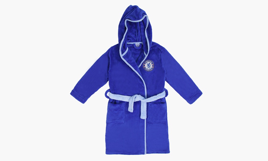 Image 3: Kids' Football Dressing Gown