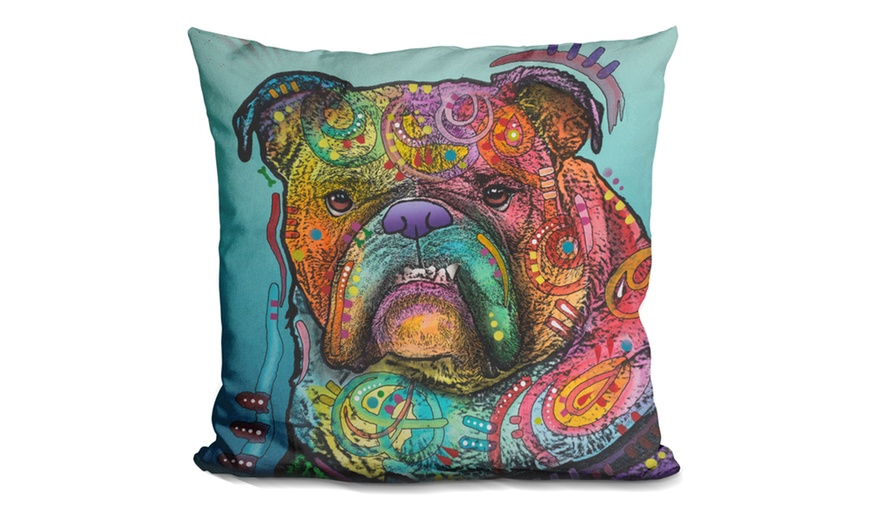 Decorative Dog & Quote Throw Pillow by Dean Russo | Groupon