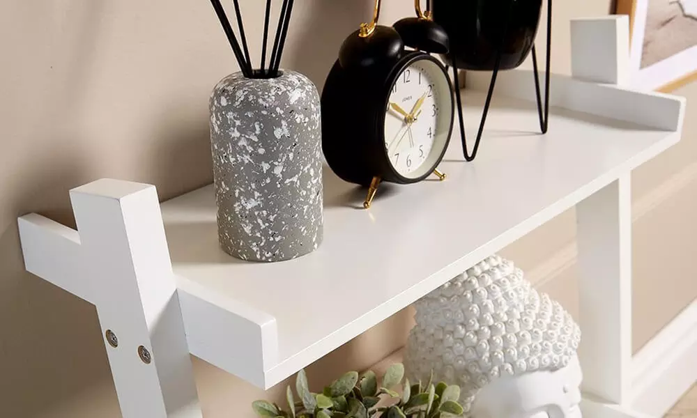 Three or Five Tier Storage Ladder Shelves