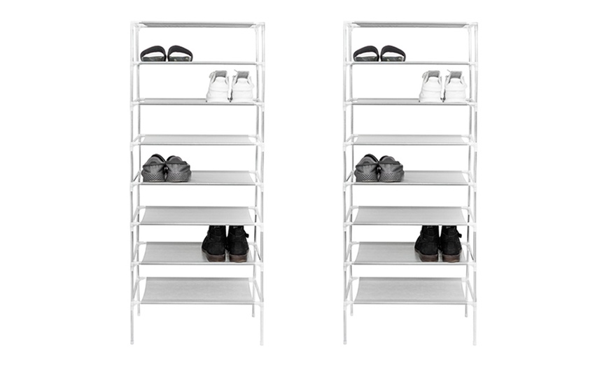 Image 3: One or Two Shoe Organiser Rack