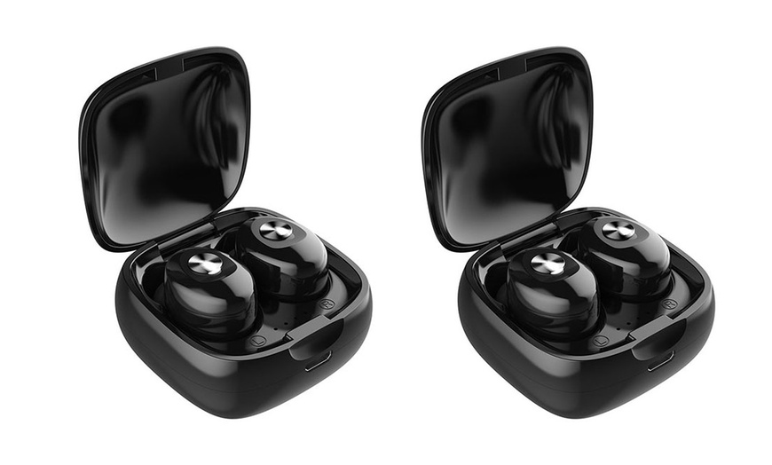 Image 4: One or Two Pairs of Bluetooth 5.0 Wireless Earbuds and Charging Case