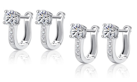 1 o 2 paia di orecchini con cristalli