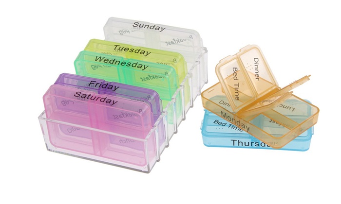 7-Day Tablet Organizer | Groupon Goods