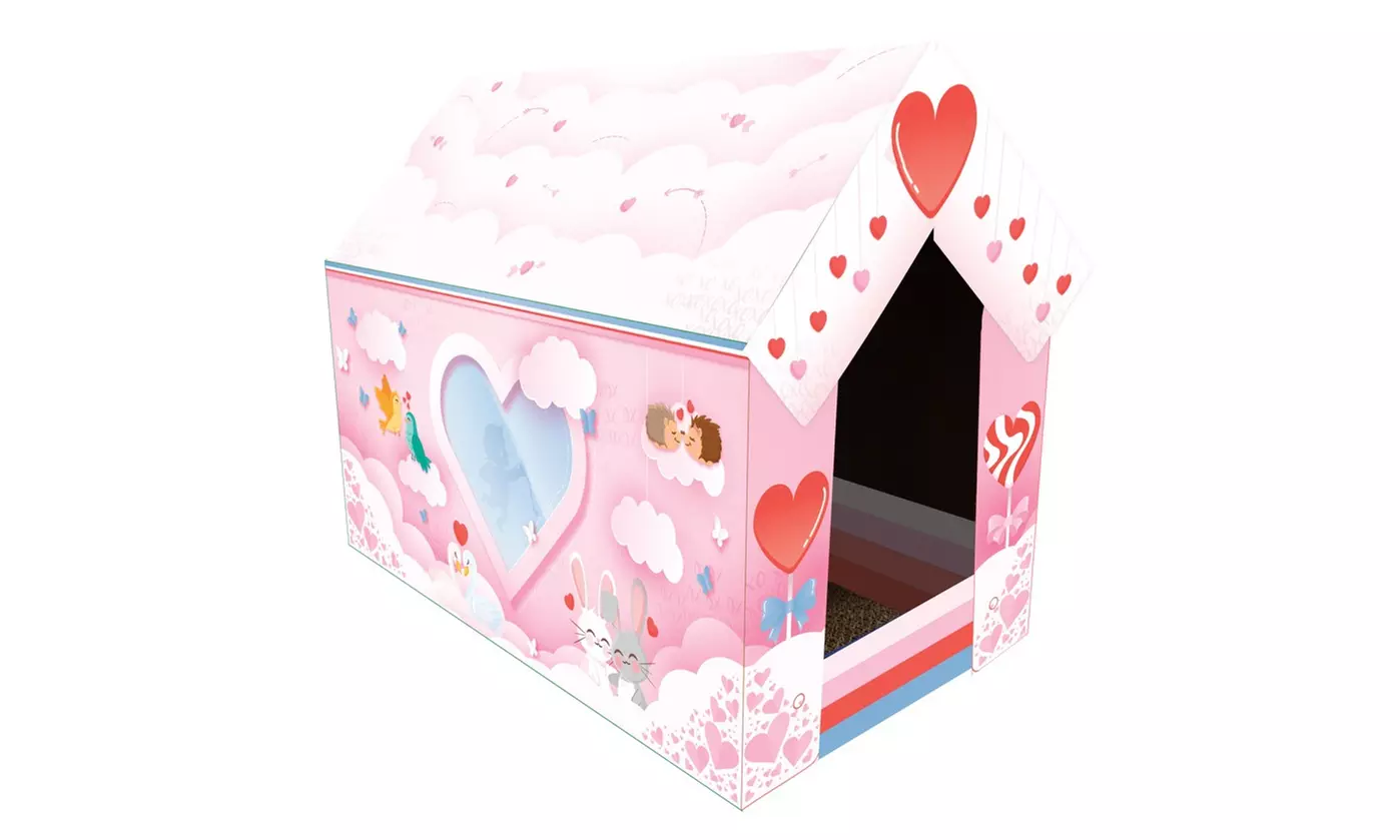 Love Shack Cat House and Cat Scratcher with Catnip - Second Medium