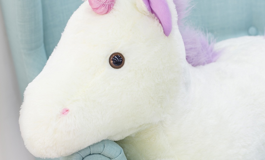 Image 4: Peluche en forme de licorne
