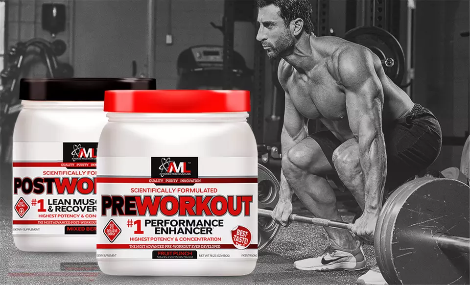 Advanced Molecular Labs Pre- and Post-Workout Supplements - Primary Image