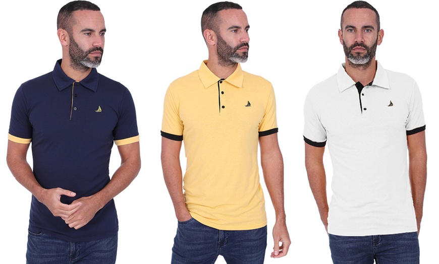 Image 17: Men's Short Sleeve Finley Polo Two-Pack