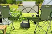 Set of Two Outsunny Folding Camping Chairs - Image 2