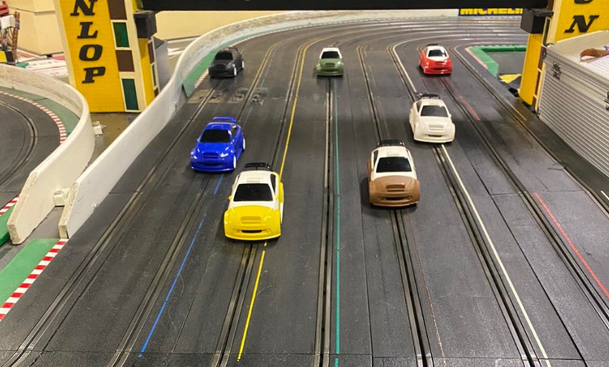 Image 1: Up to 38% Off on Race Track at Stockport Scalextric Racing Centre