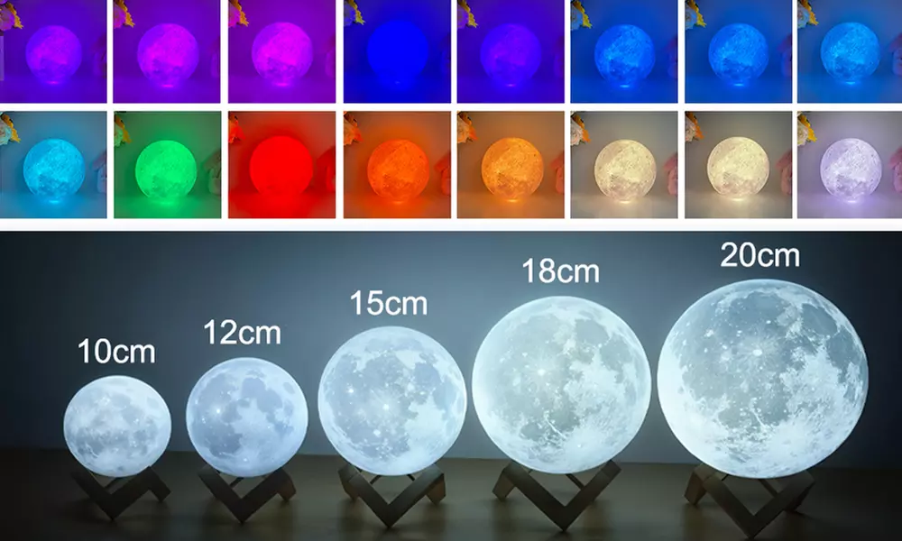 85% Off Personalized Moon Lamp from Justyling