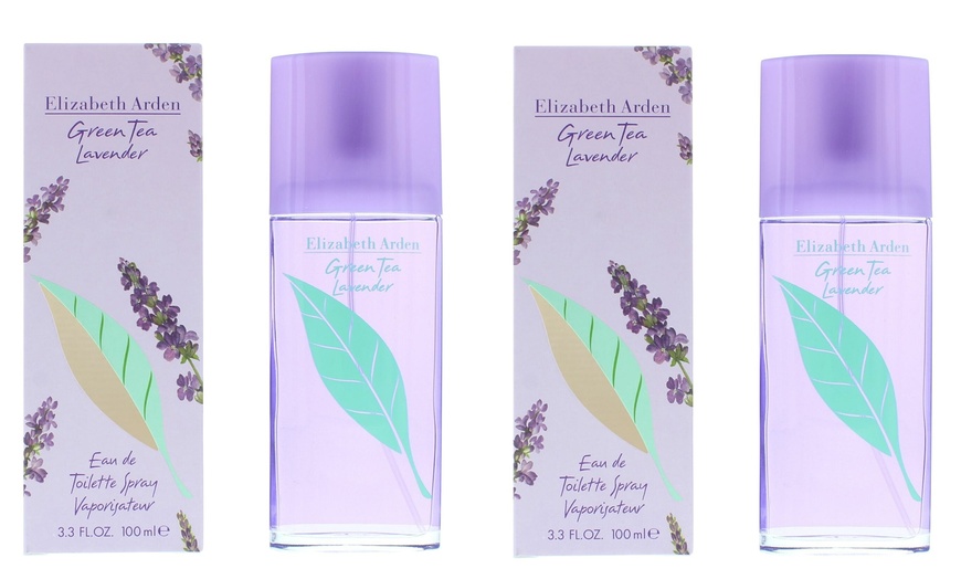 Image 2: One or Two Elizabeth Arden Green Tea Lavender EDT Sprays 100ml