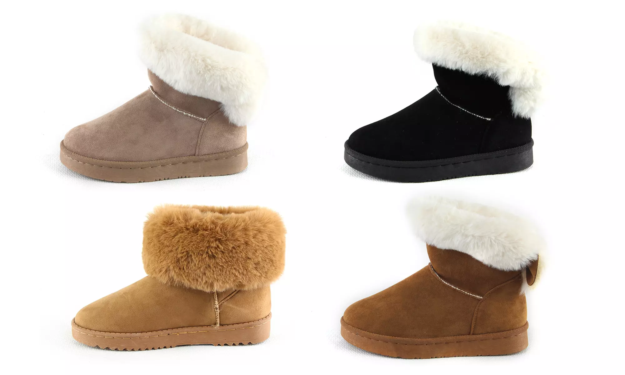 Boots basses fourrées - Primary Image