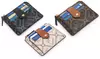 DS Collection Unisex Monogrammed Small Wallet Coin Purse with Multiple Card Slots
