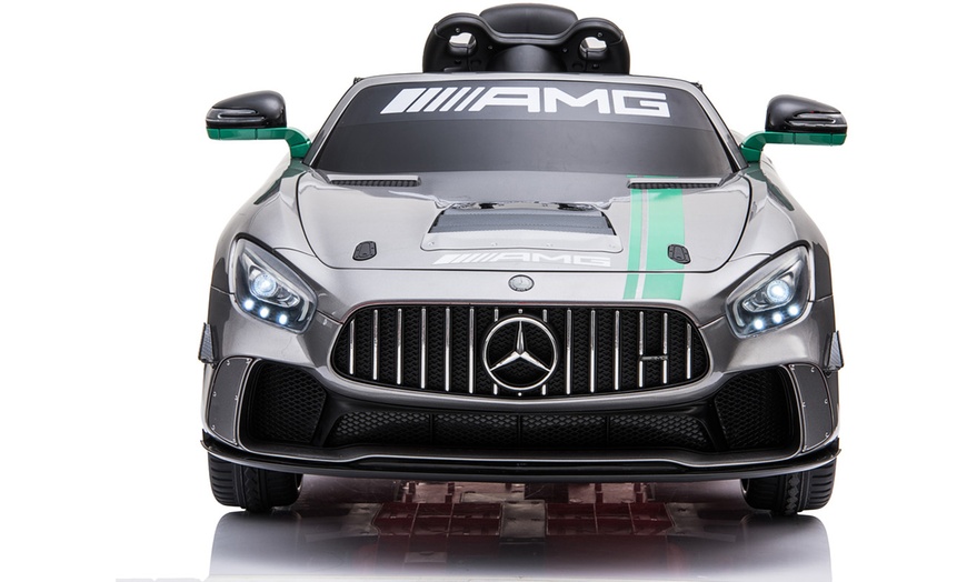 Image 2: Mercedes-Benz GT4 AMG Sports Edition Kids' Licensed Ride-On Toy