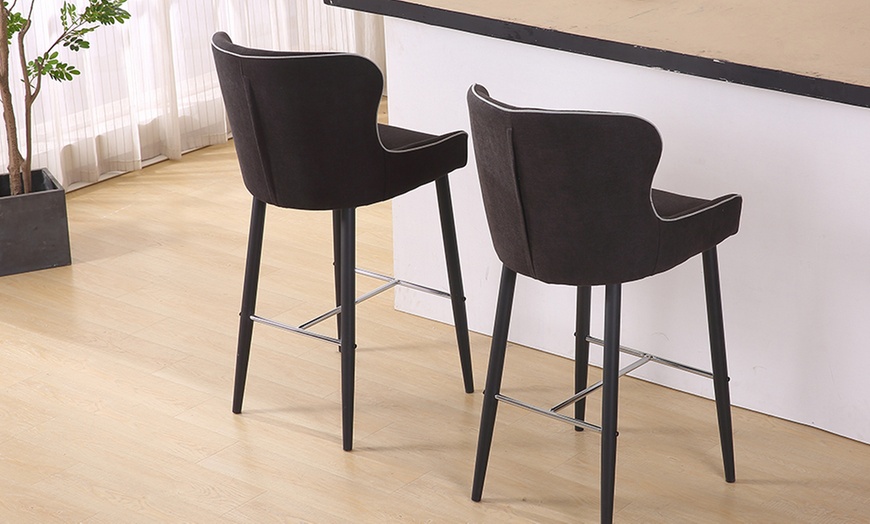 Image 10: Set of Two Bar Stools