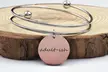 Stainless Steel Two-Tone Inspirational Double Layer Bangle By Pink Box - Image 3