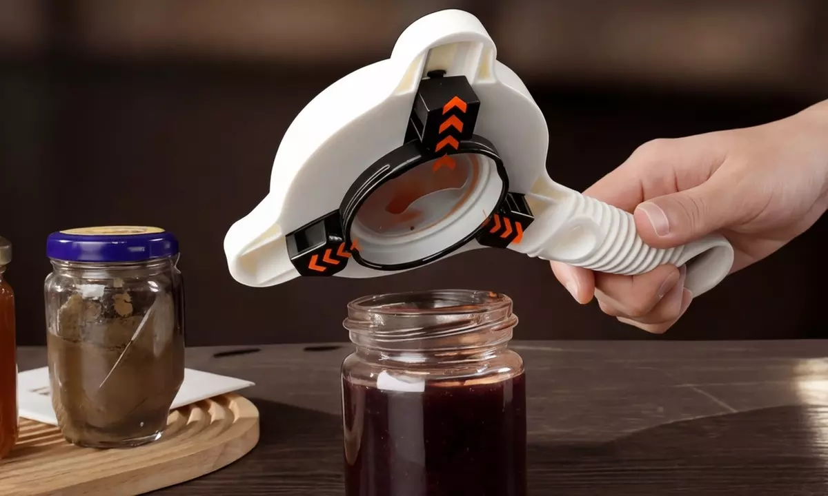 4-in-1 Multi Jar and Bottle Opener with Non-Slip Grip