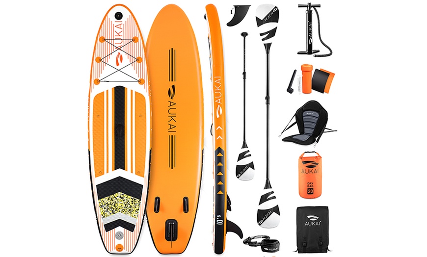 Image 6: AUKAI Stand-Up-Paddle-Board SUP-320-PRO