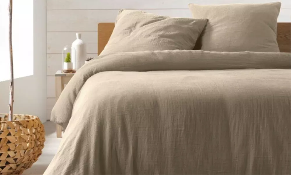 Parure de lit en gaze de coton "Angelina" de Promo Linge