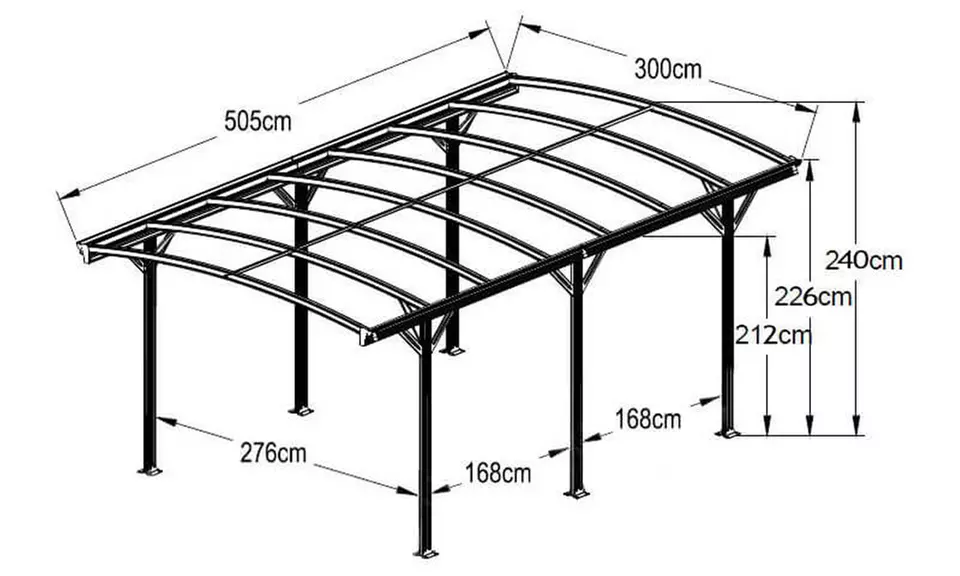 Home Deluxe Design-Carport „Falo“